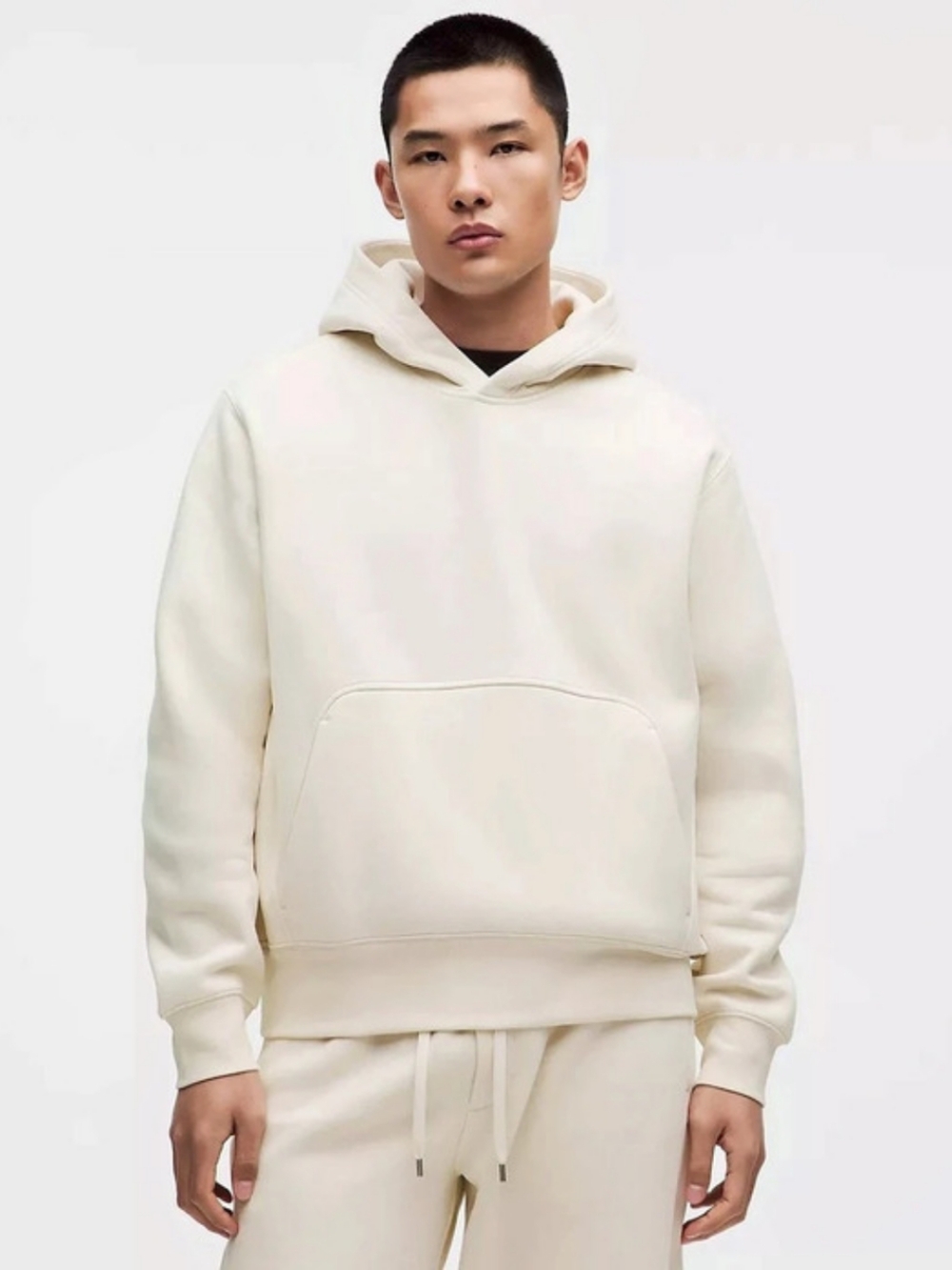Men's Pullover Hoodie in White Brand New Lululemon Medium